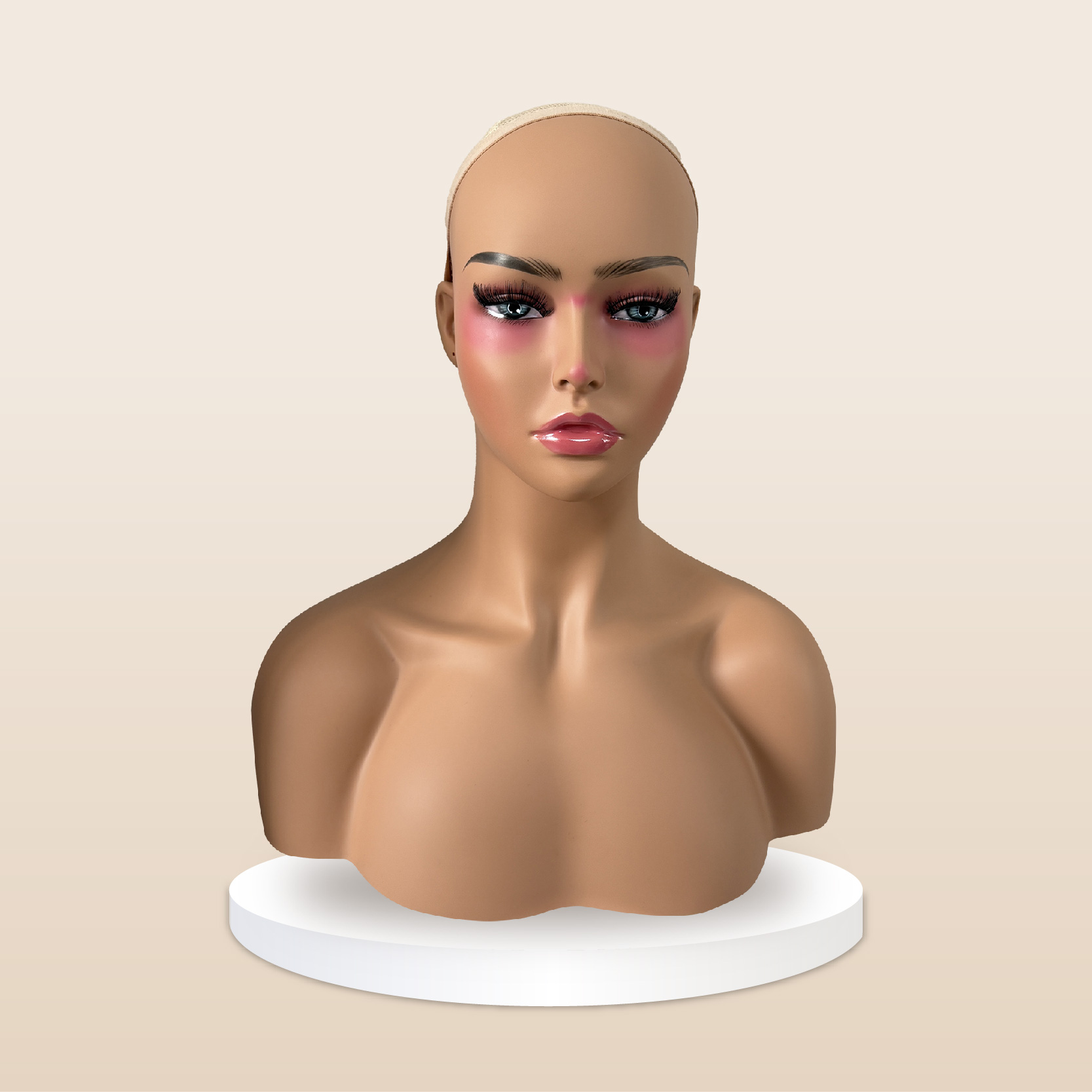 PVC Mannequin head-BYQSK