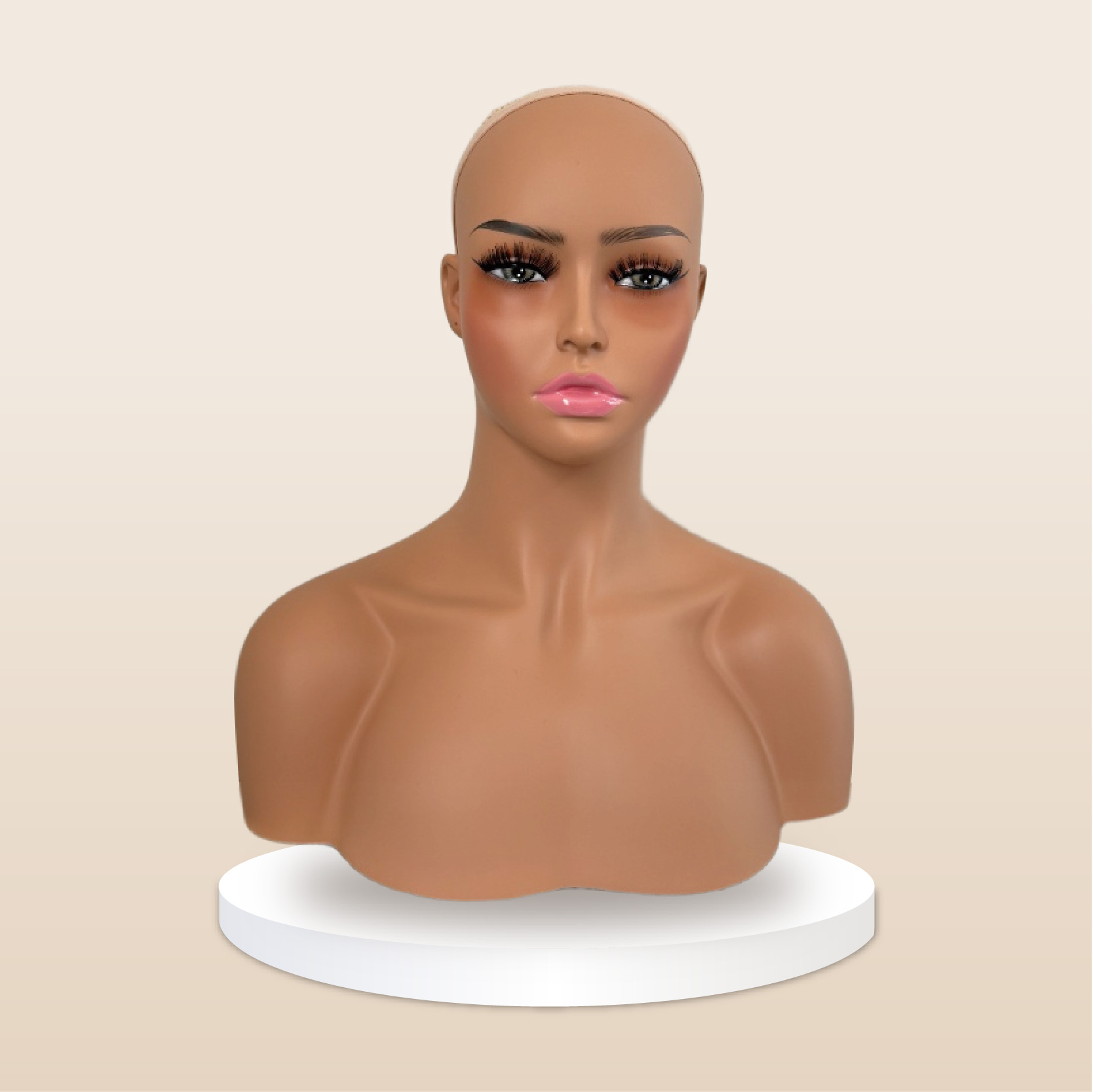 PVC Mannequin head- BYQXZ