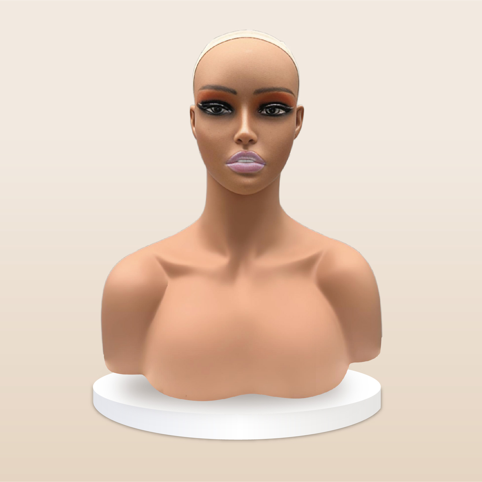PVC Mannequin head-BYQFZ