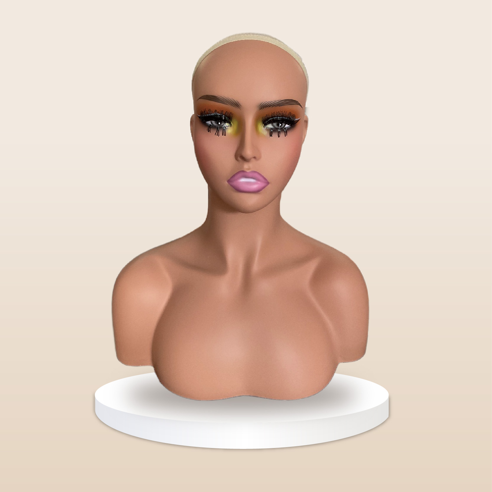 PVC Mannequin head-BYQF