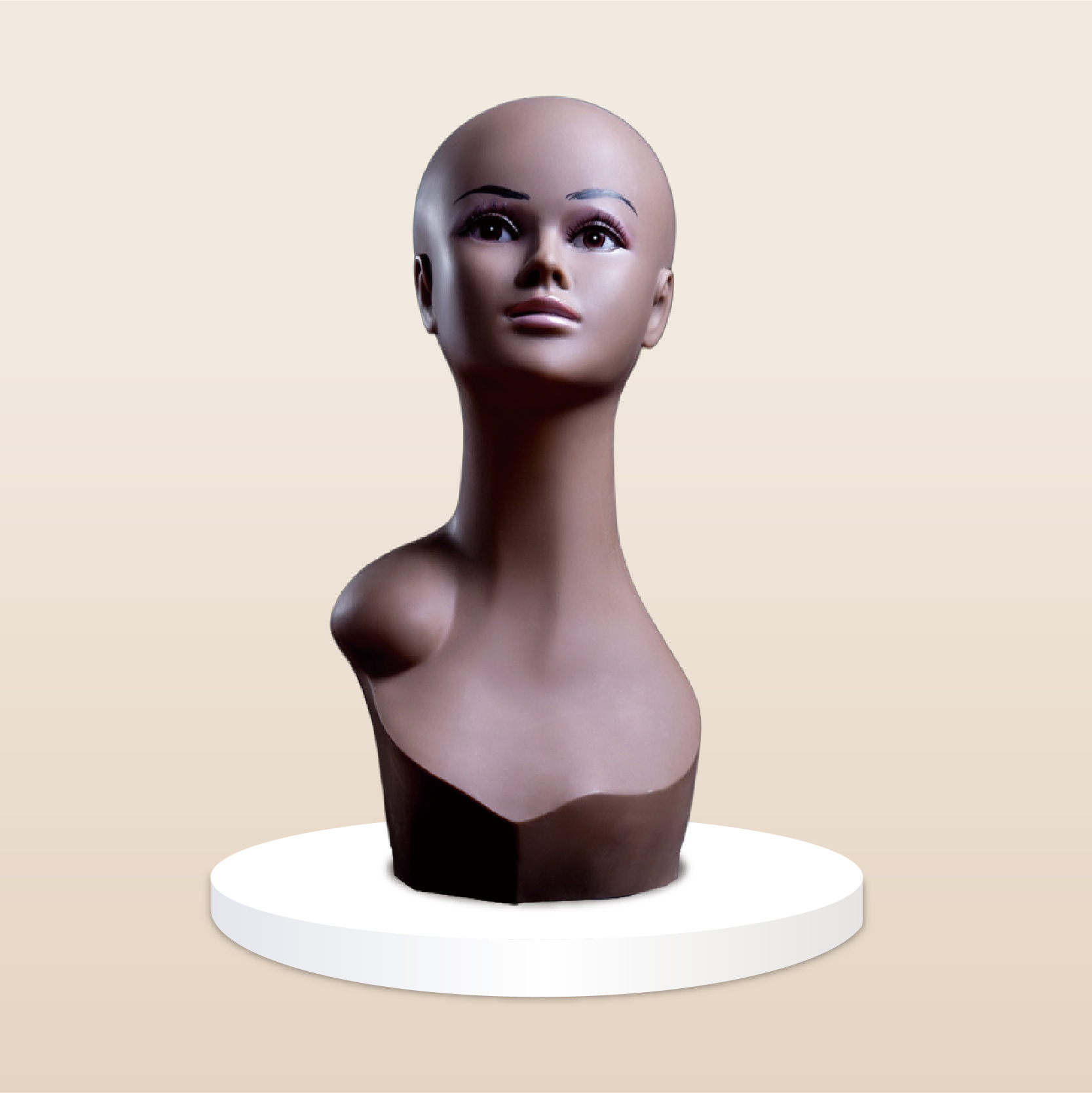 PVC Mannequin head-PFZ