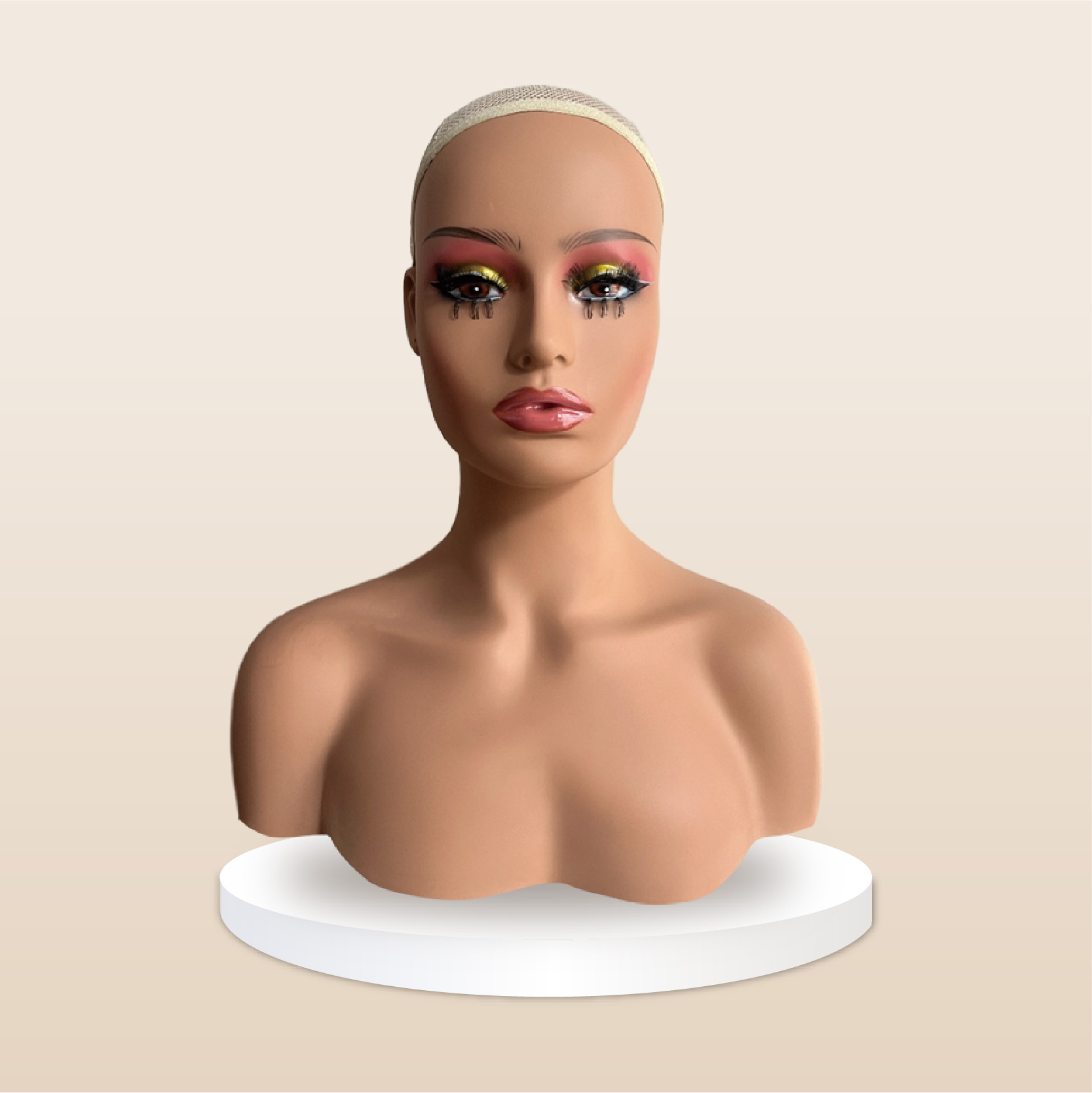 PVC Mannequin head-QDQSKJ