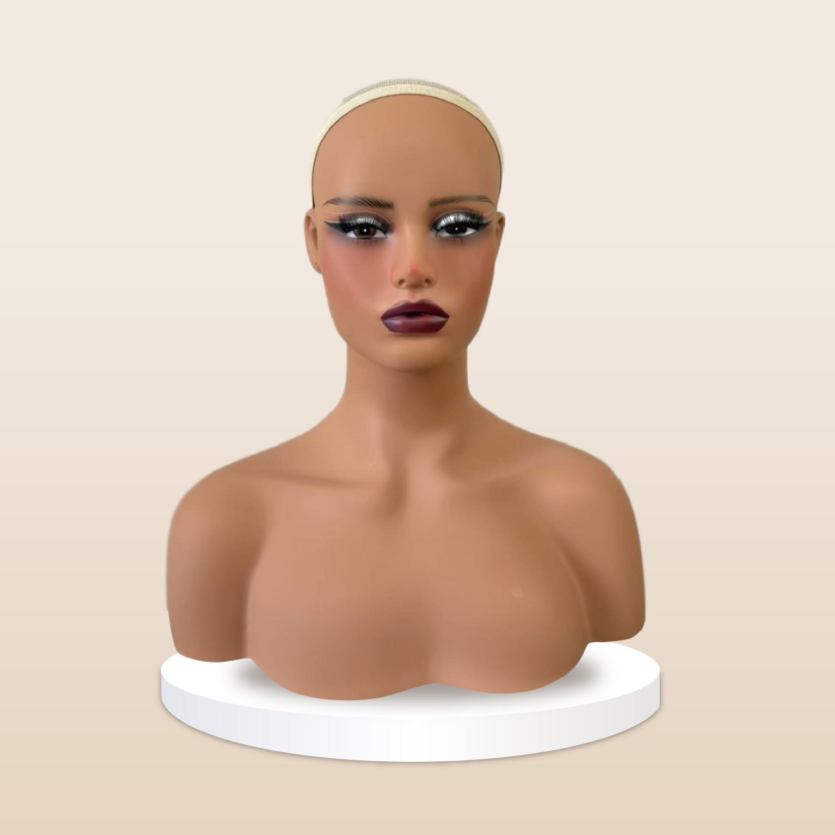PVC Mannequin head-QDZZ