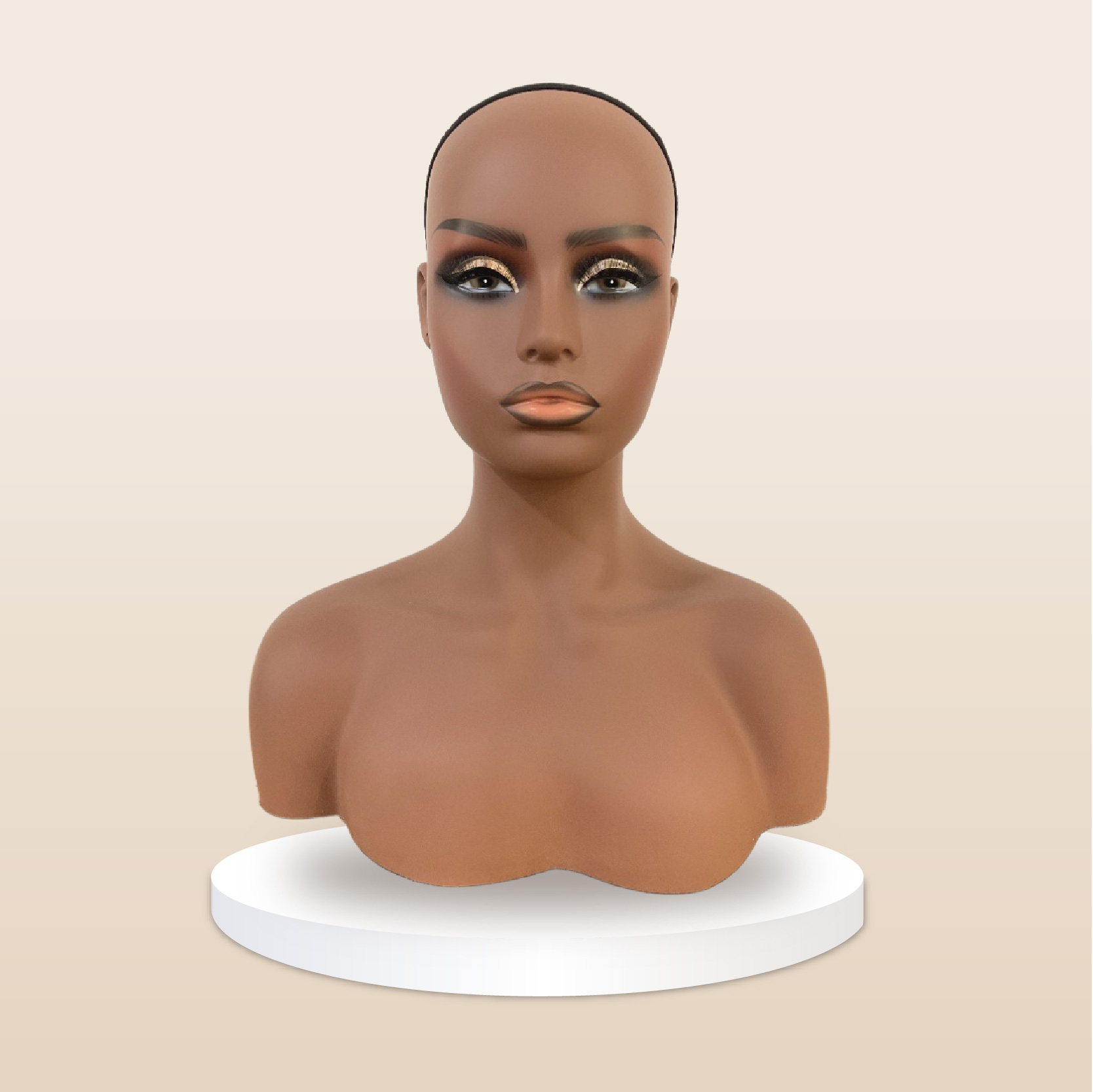 PVC Mannequin head-QDSSJ