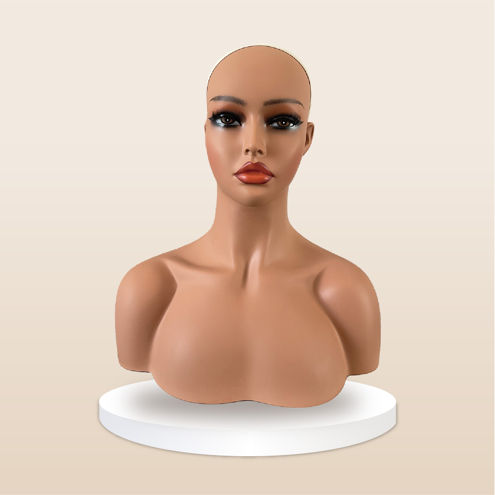 PVC Mannequin head-BYQSH