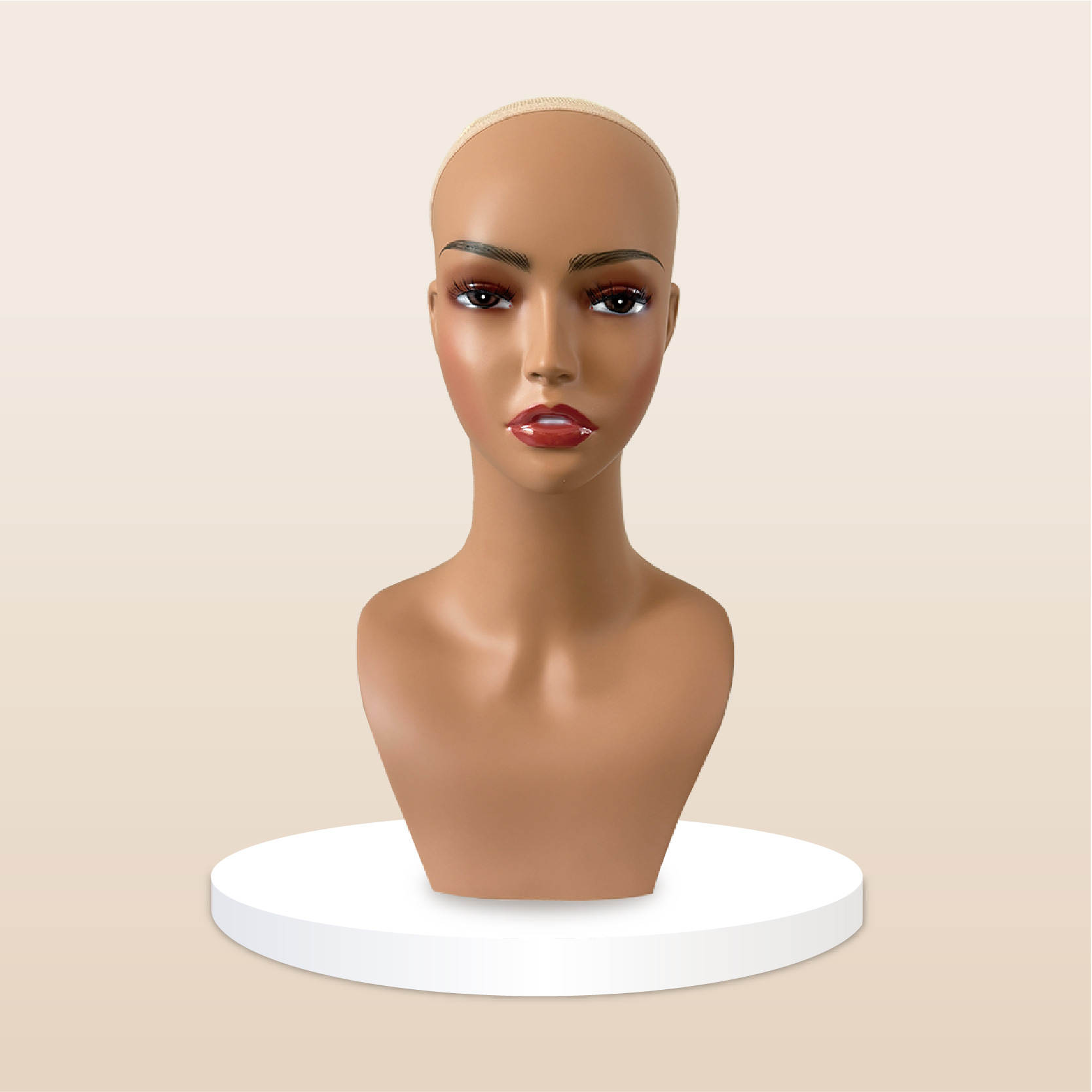 PVC Mannequin head-CYBY