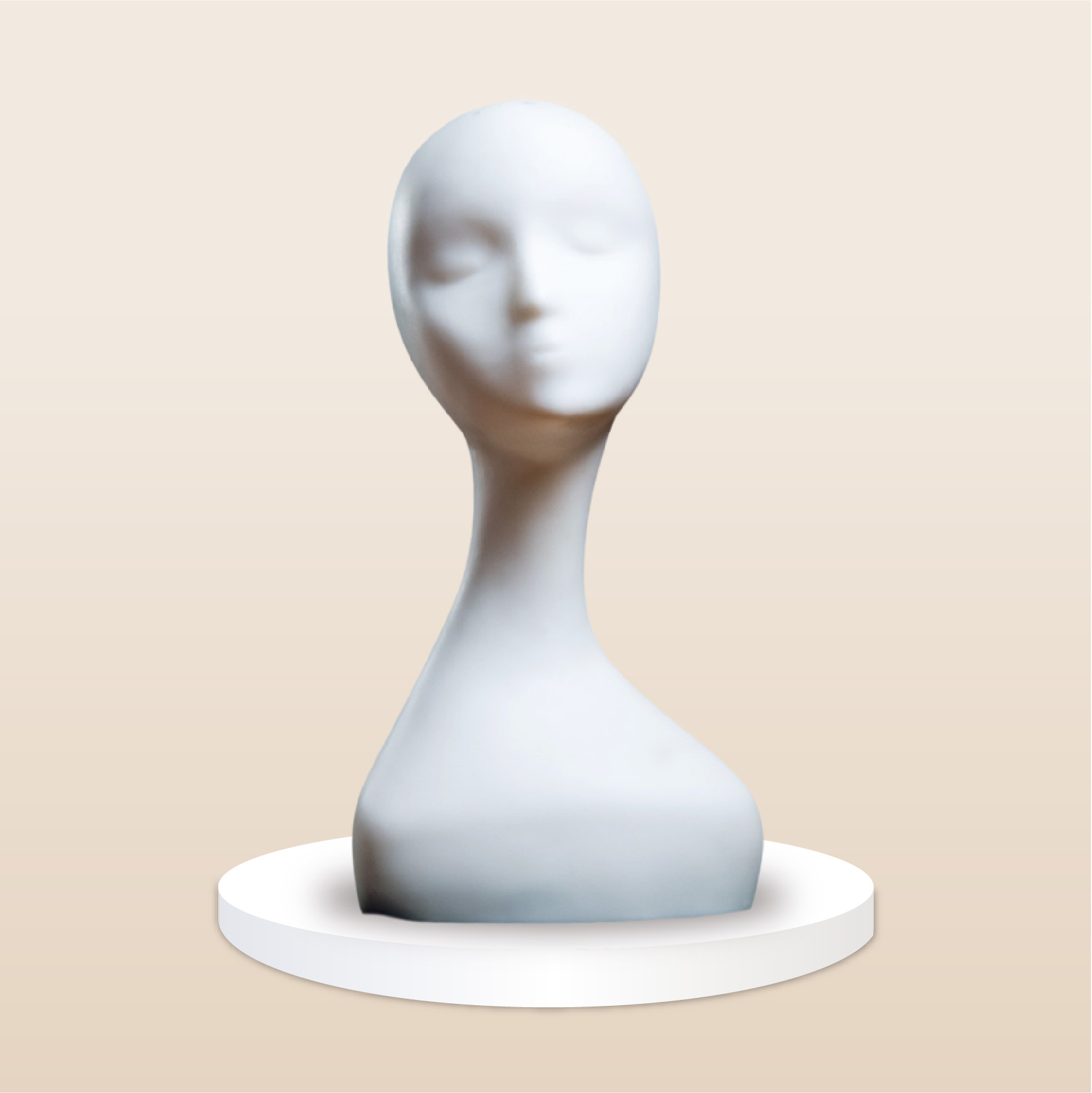 PVC Mannequin head-PEFW